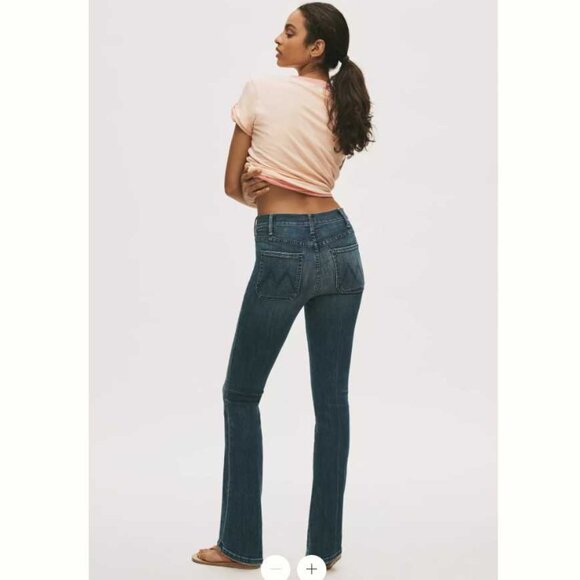 MOTHER Blue Flare Jeans - Picture 4 of 13